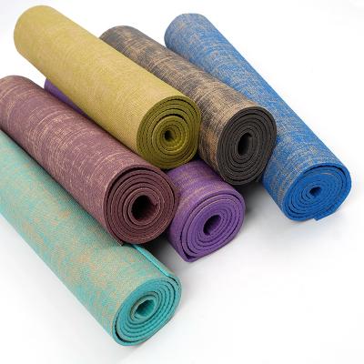 China Fitness & Yoga Exercises Gym Exercise Custom Label PVC Eco Friendly Organic Yoga Mat for sale