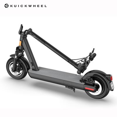 China 2021 Kuickwheel Unisex Adult High End Electric Folding Kick Scooter Disc Brakes for sale