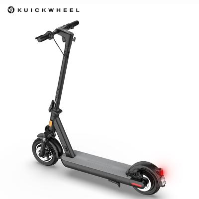 China CE 2021 Kuickwheel Unisex Adult High End Folding Electric Kick Scooter Disc Brakes for sale