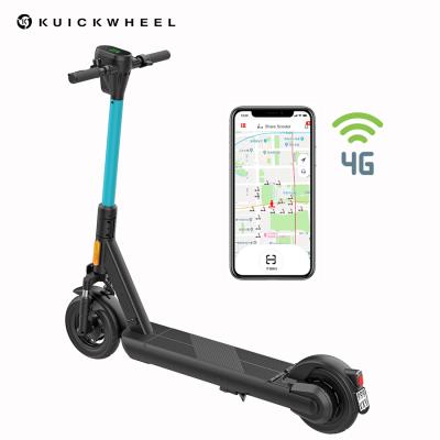 China 2021 NEW KUICKWHEEL Unisex 10 Inch Electric Dismountable Waterproof CE Sharing Scooter GPS 4G IoT Battery IPX7 IPX7 Rental for sale