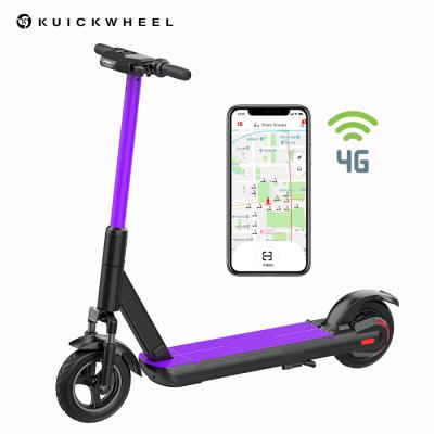 China 2021 New Kuickwheel Share/Rent Dockless GS1 Unisex Electric Kick Scooters With Removable 4G Battery IoT GPS Tracking for sale