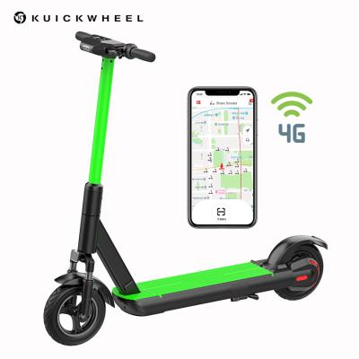 China Kuickwheel Unisex Sharing/Dockless Long Term Rental Electric Scooter With Removable Battery 4G IoT IPX7 Waterproof for sale