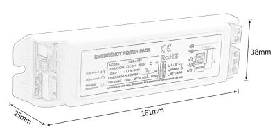 China Max 0.35A Emergency Power Pack Maintain Type GS-A405 Emergency Power 1-5W Te koop