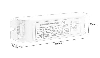 China Trickle Charge Emergency Power Pack Inverter Maintained Type Emergency Full Power 15-36W GS-Q1130 Te koop