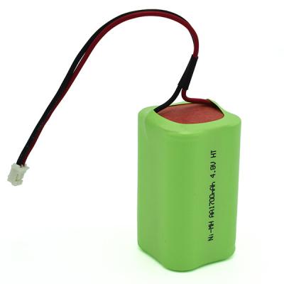 China Emergency Exit Light Batteries High Temperature NiMH AA1700mAh 4.8V for sale