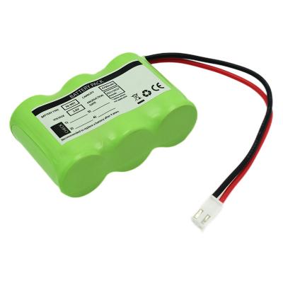 China 3S1P Side By Side Type 3.6V Ni-Mh C4700mAh High Temperature Rechargeable Battery OEM PVC for sale