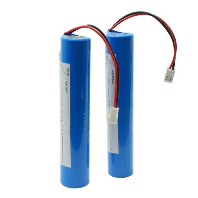 China PVC Emergency Light Batteries Dual Pack LiFePO4 6.6ah 6.4V IFR26650*4 Cells Long Battery Life Cycle Life for sale