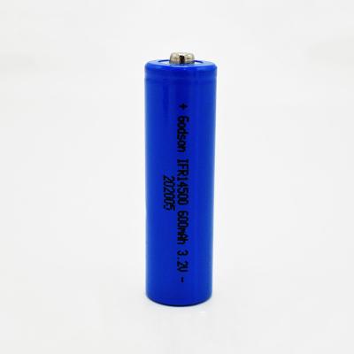 중국 비상 조명 IFR 14500 LiFePO4 배터리 3.2 Ｖ 600mAh 스틱 판매용