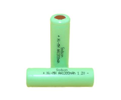 China 1.2V 0.1C Batterie Ni MH der Fluchtweg-Zeichen-Batterie-AA 1300mAh zu verkaufen