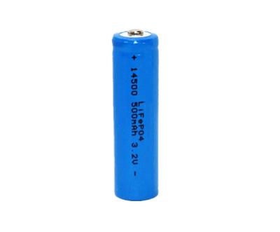 China Batería IFR recargable 14500 3.2V 500mAh del alumbrado de seguridad 12V LiFePO4 en venta