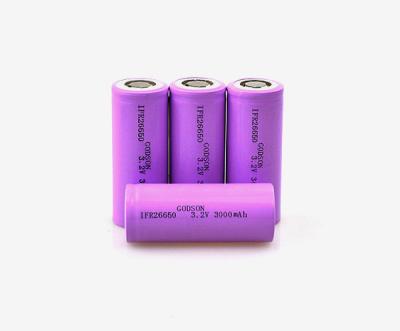 China LiFePO4 Batterij 3.2V 3000mAh IFR26650 van het Noodsituatie de Lichte Lithium Te koop