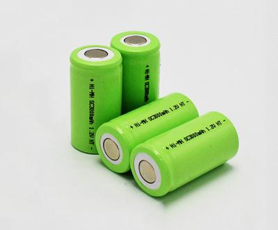 Cina Cellule del GH del pacchetto SC3000mAh 1.2V della batteria della luce dell'uscita del Ni MH 4 anni di vita in vendita