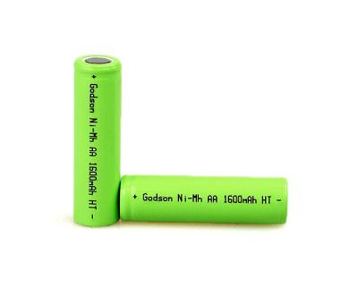 중국 비상 조명 배터리 | 니켈 금속 수소화물 AA 긴 서비스 라이프 1600mAh 1.2V |명 판매용