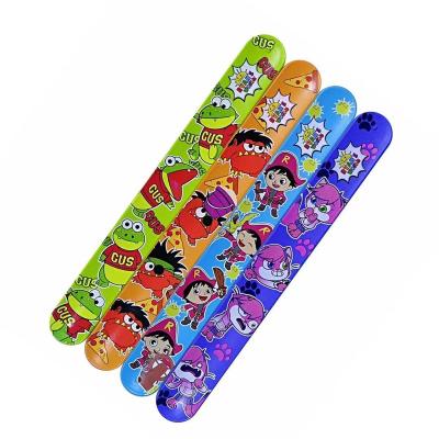 China DIY Toy Set Fashion Interesting Educational Easy Applause Slap Wristband Silicone Flash Wristband With Custom Printed Logo for sale