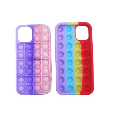 China 2021 Waterproof Popular Worry Relax Silicone Busy Person Phone Cases For iPhone 11 12 13 Pro Max for sale