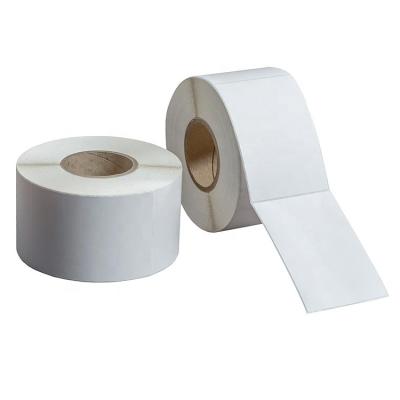 China Barcode 350 mark 100 x 150 thermal printer compatible self adhesive sticker paper barcode shipping label for sale