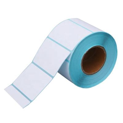 China 800 Heat Sensitive Labels 60 x 40 Eco Thermal Sticker Paper Self Adhesive Barcode Scale Label Roll for sale