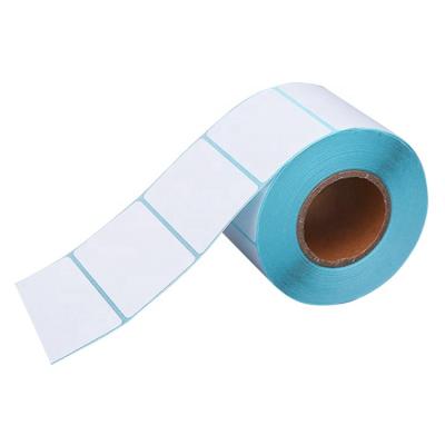 China 58 x 37 Scale Printer Sticker Paper Supermarket Self Adhesive Heat Sensitive Thermal Label for sale