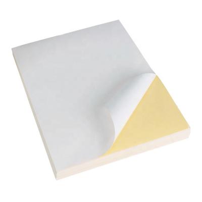 China Wholesale A4 size waterproof die cut self adhesive paper use for laser printer or inkjet for sale