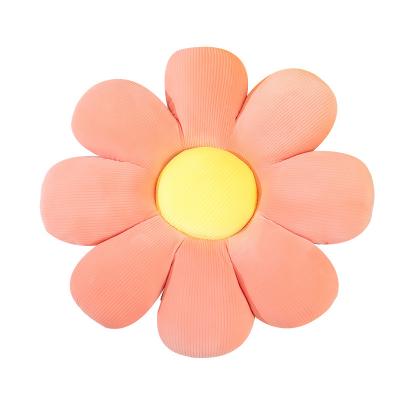 China 2023 Plush Daisy Flower Cushion Sunflower Tatami Cushion Petal Pillow for sale