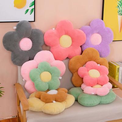 China Plush sunflower mascot Guofeng daisy flower cushion tatami cushion tatami cushion petal pillow 2023 for sale