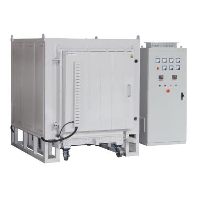 China 1200℃ 1200L Manual Bogie Type Annealing Furnace for sale