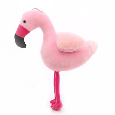 China New Arrival Anti-static Vivid Animal Flamingo Space Print Pillow Plush Japanese And Korean Soft Plush Velvet Christmas Pillow for sale