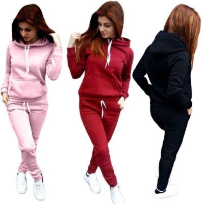 China 2021women's Custom Anti-Wrinkle Hoodie Womens Logo Printed Solid Color Thick Striped Thermal Sweatshirts Tops and Short Sets 2 Pieces Outfit for sale