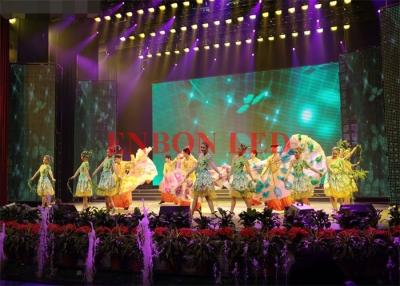 China P20 stage background LED Curtain Display rental 1 / 4 scan 2500 dots / sqm for sale