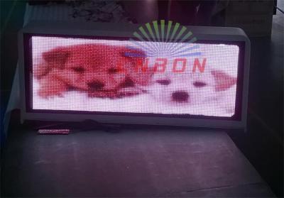 China 1R1G1B SMD full color  video LED display advertising for rent 768mm × 288mm for sale