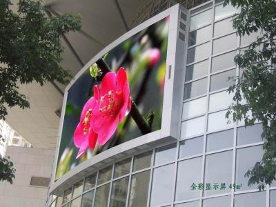 China Digital HD RGB Outdoor Advertising LED Display rental 27777 pixels / m2 for sale