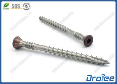 China 304/316 Edelstahl gemalte Ordnungs-Kopf Decking-Schrauben-Torx Antriebs-Doppelt-Faden-Art 17 zu verkaufen