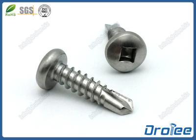 China 304 / 18-8 uno mismo de la cabeza de la cacerola del cuadrado del acero inoxidable que perfora el tornillo de Tek en venta