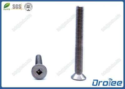 China 304/316 tornillo de máquina principal plano de la impulsión cuadrada del acero inoxidable en venta