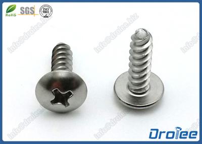 China Plastite 45 Thread Forming Screws, Trilobular Thread ,Philips Truss Head, Stainless 304/410 for sale