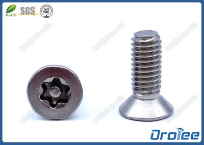 China Cabeza avellanada tornillos inalterables Torx del acero inoxidable 304 en venta