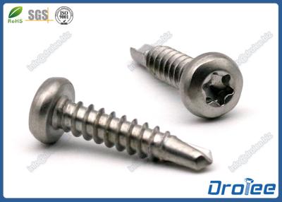 China 304/18-8/316 tornillos de metal Torx de la perforación del uno mismo de la cabeza de la cacerola de la impulsión de la estrella del acero inoxidable en venta