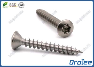 China Parafuso de madeira de aço inoxidável principal oval Torx, SS304/316/18-8, linha grosseira à venda