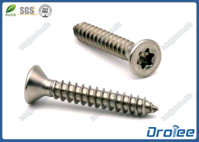 China Stainless Steel 410 Sheet Metal Screws Torx Flat Head Case Hardened for sale