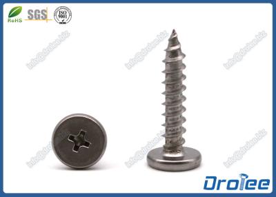 China Metal to Wood Stainless Phillips Pancake Head Sheet Metal Screws for sale