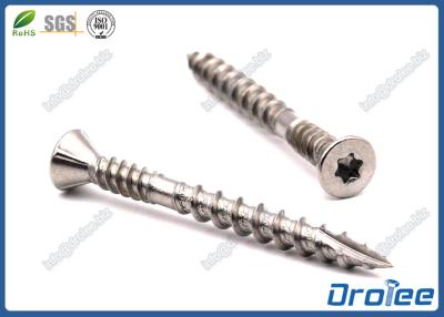 China 304/316 rostfreie Torx flache Ordnungs-Kopf-Doppelt-Faden Decking-Schraube, Art 17 Punkt zu verkaufen