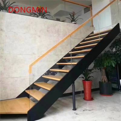 China Modern Steel Step Ladder Stairs with Handle Used Metal Stainless DELI Material Origin Type Stair DLS Straight Place Model Indoor Usage for sale