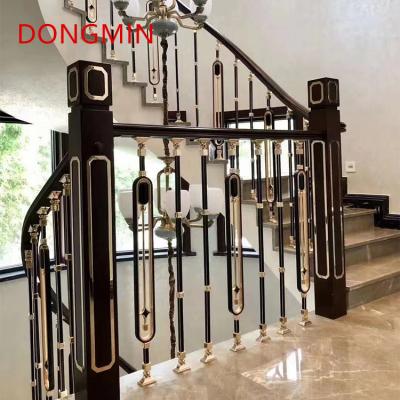 China Modern New modern style interior stair railing luxury aluminum railings and handrails for sale