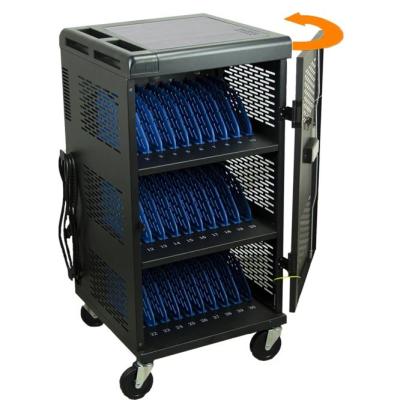 China Ipad and Laptop/Tablet Charging Cart in Stock Black Color 30-Unit 14