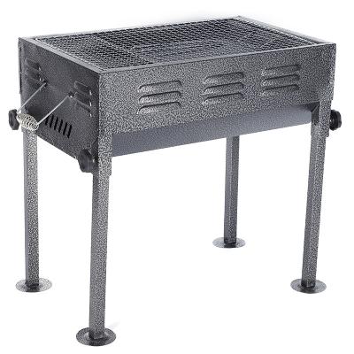 China Factory Hot Sale Wholesale Adjustable Height Grills Double Structure BBQ Grills Height Adjustable Charcoal Barbecue Grill for sale