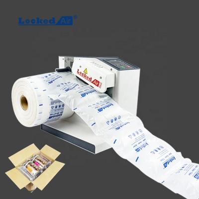 China Food Air Locked Mini Free Spare Parts Air Cushion Pillow Film Packaging Machine for sale