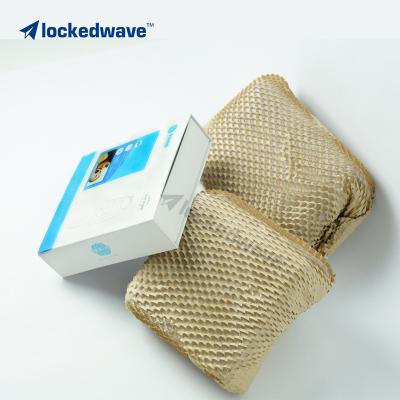 China New Customized High Strength Recycled Kraft Paper Honeycomb Kraft Paper Roll ECO Packaging Materials Honeycomb Kraft Paper for sale