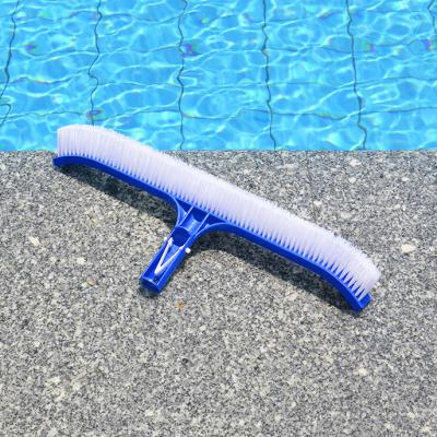 China Sustainable Plastic Ceonar Swimming Pool Cleaning Scrub Brush Swimming Pool Wall Floor Tool Swimming Cleaning Brush for sale