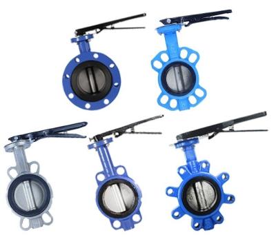 China PTFE Seal Material Ductile Iron Worm Gear Electric Lug Butterfly Valve for INDUSTRIAL for sale