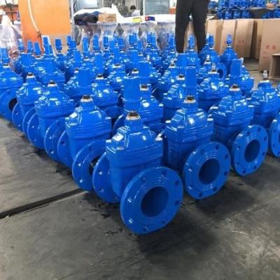 China Gate Valves DIN3352 F4 Cast Iron Resilient Seated Valve with Stainless Steel Trim for sale